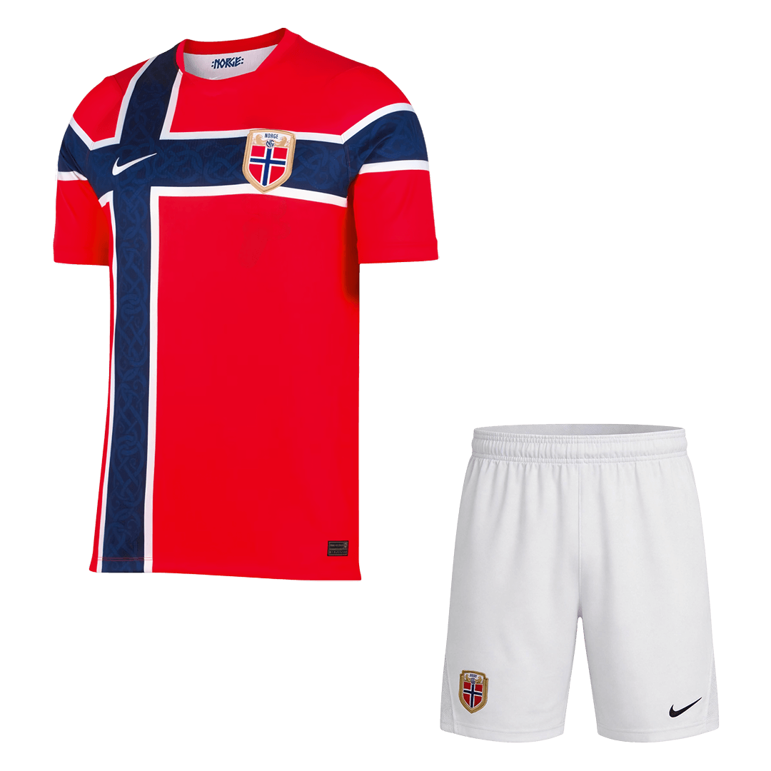 Norway Home Soccer Jersey Kit(Jersey+Shorts) 2026