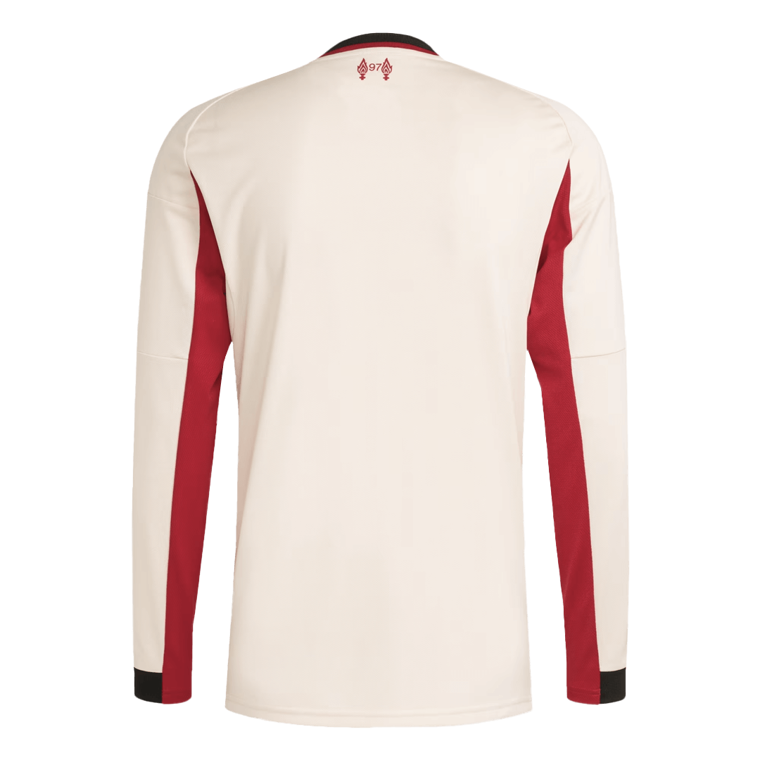 Liverpool Away Long Sleeve Soccer Jersey 2025/26 - Image 2