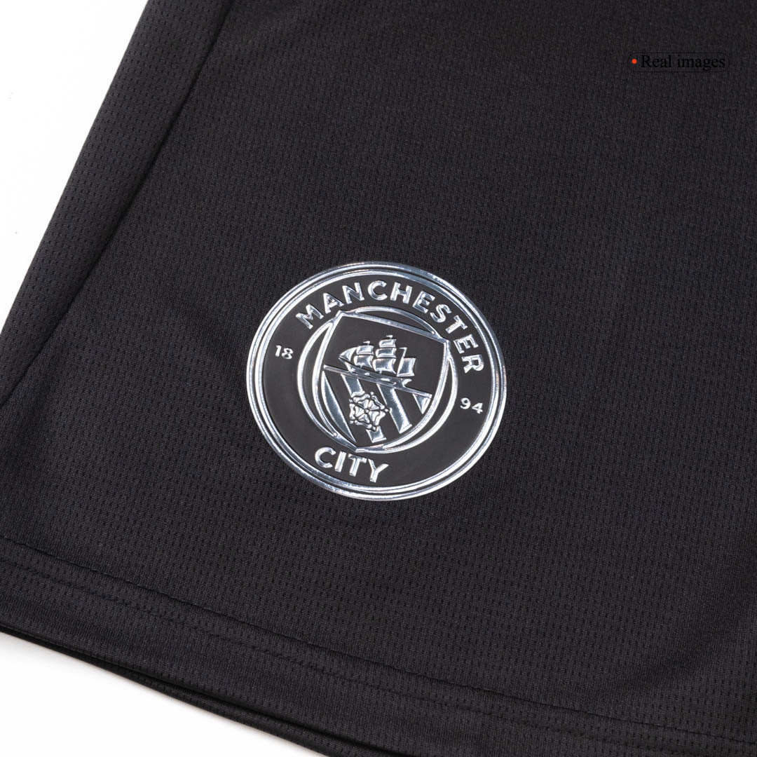Manchester City Away Soccer Jersey Kit(Jersey+Shorts+Socks) 2025/26 - Image 12