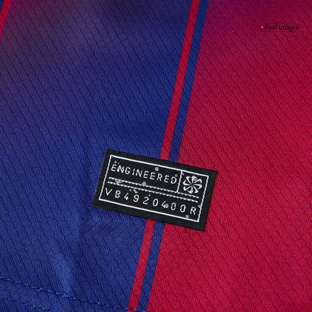 Kid's Barcelona Home Soccer Jersey Kit(Jersey+Shorts+Socks) 2025/26 - Image 12