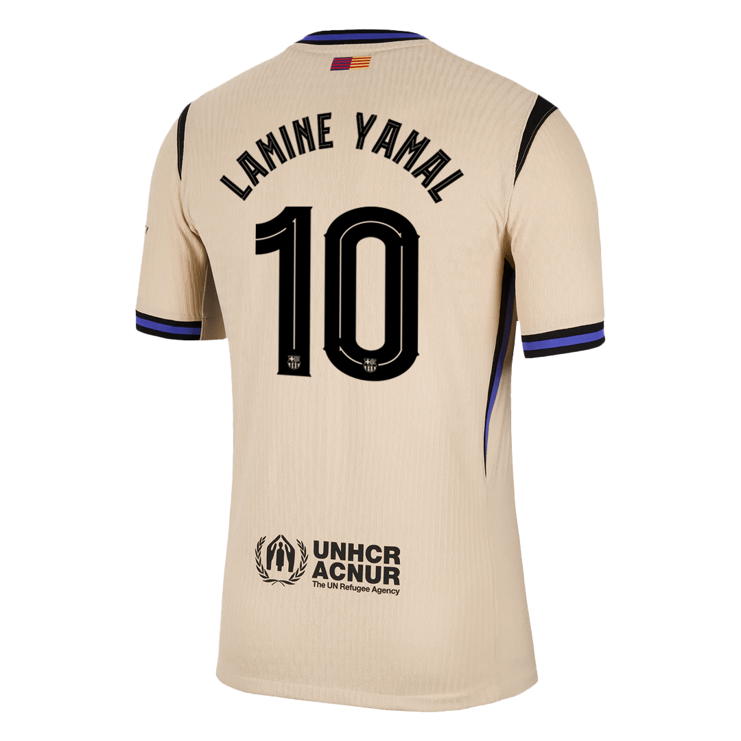 LAMINE YAMAL #10 Barcelona Away Soccer Jersey 2025/26 - UCL Player Version - Image 3