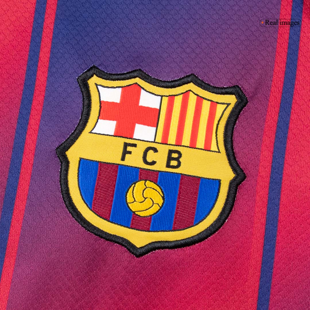 Barcelona Home Long Sleeve Soccer Jersey 2025/26 - Image 6