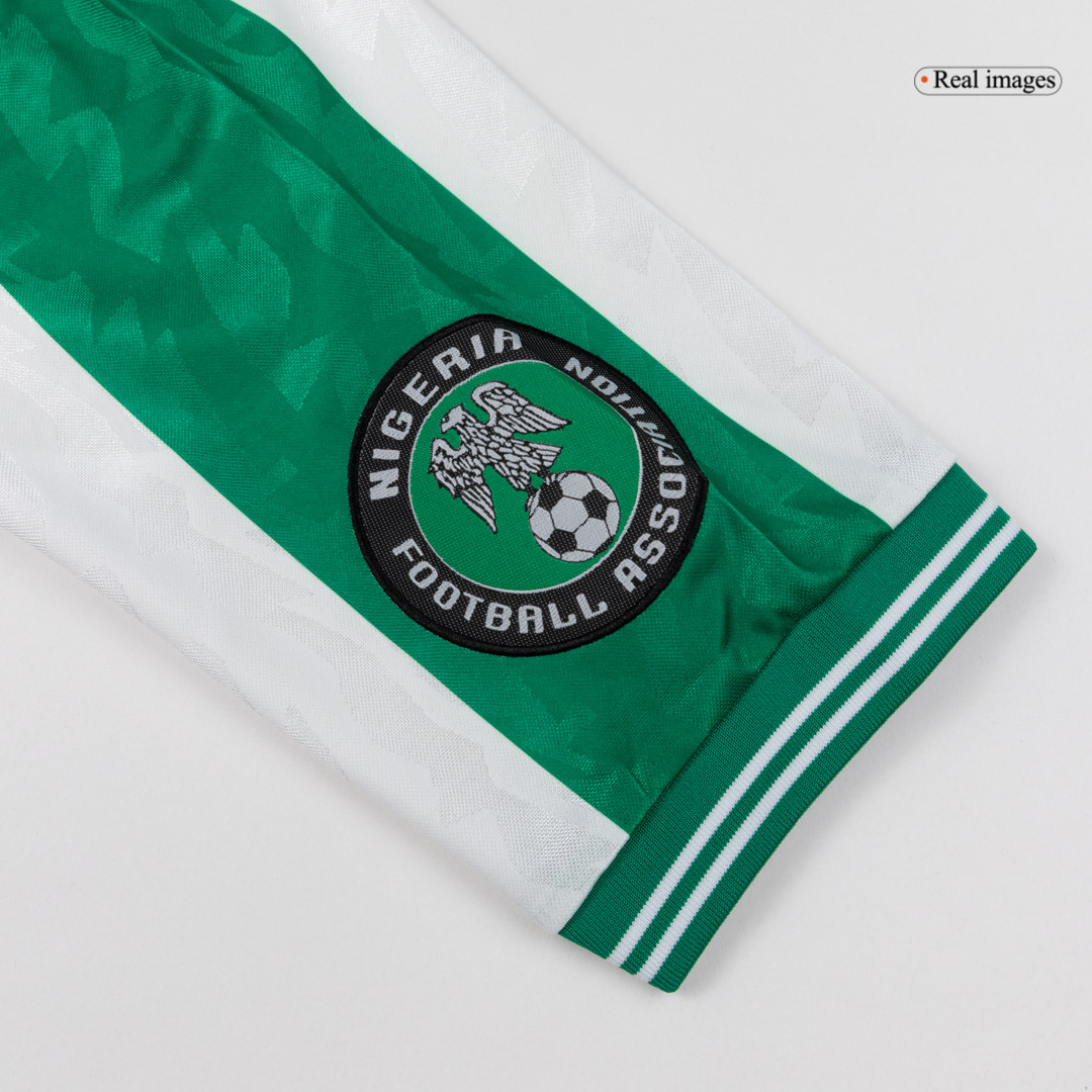 Retro 1996 Nigeria Away Soccer Jersey - Image 9
