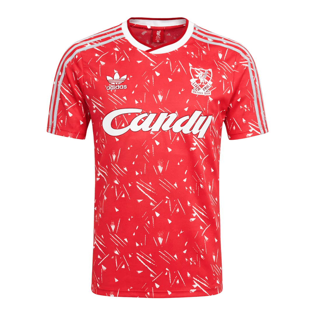 Retro 1989/91 Liverpool Home Soccer Jersey - Image 2