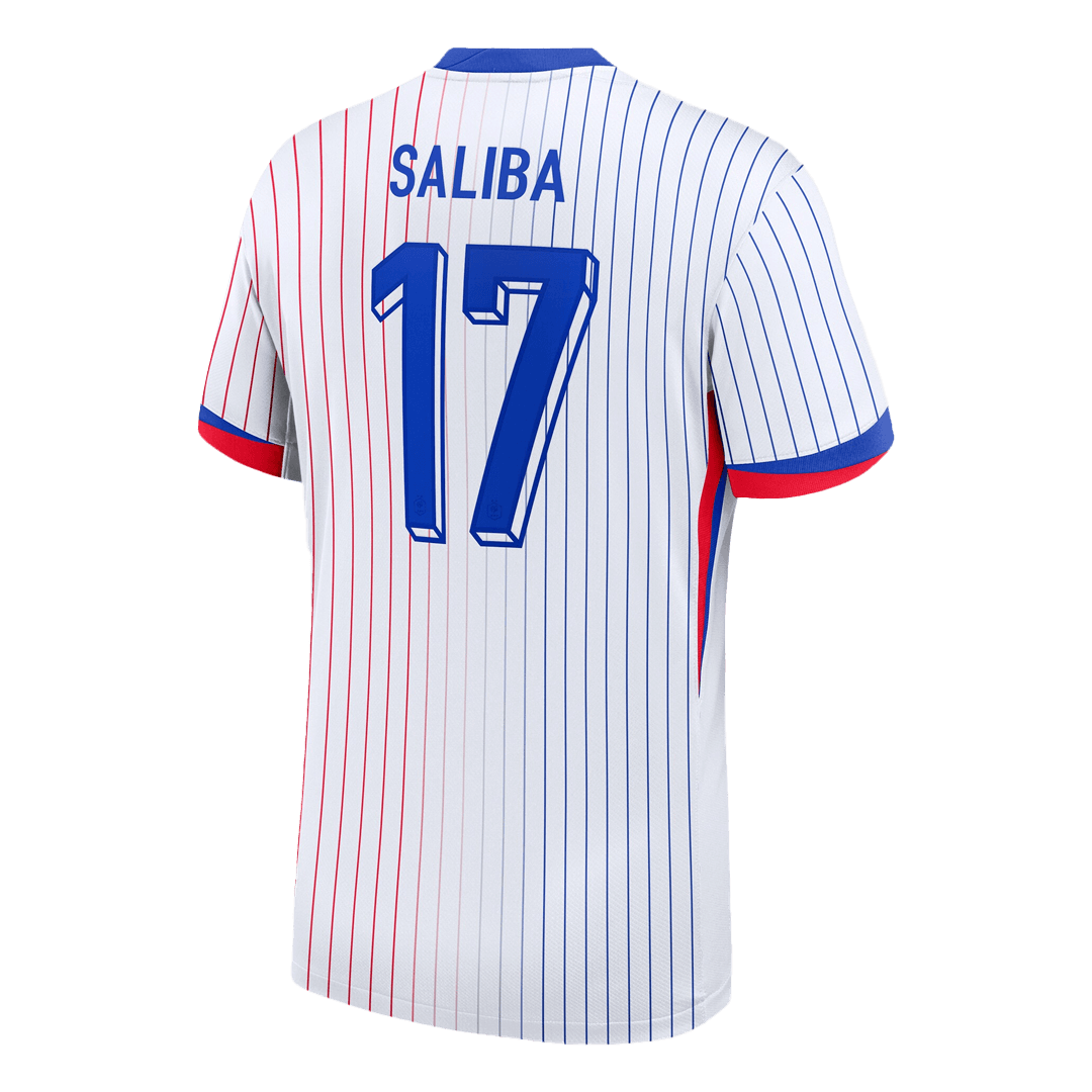SALIBA #17 France Away Soccer Jersey 2024 - Image 3