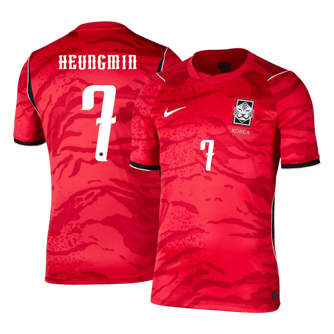 HEUNGMIN #7 South Korea Home Soccer Jersey 2026