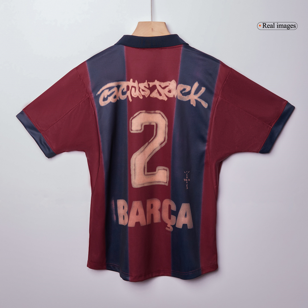 Retro 2000/01 Barcelona Home Soccer Jersey - Image 5