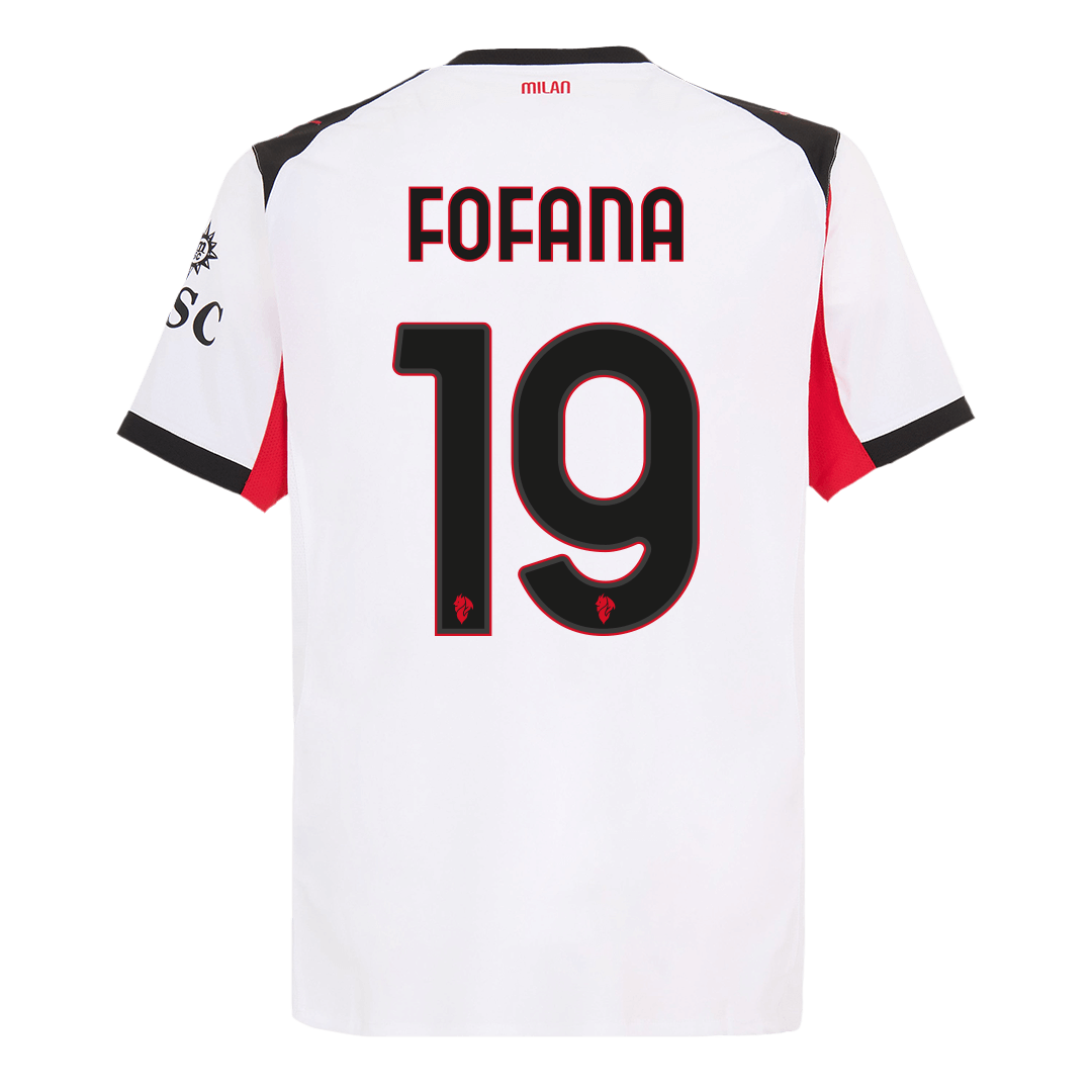 Authentic FOFANA #19 AC Milan Away Soccer Jersey 2025/26 - Image 3