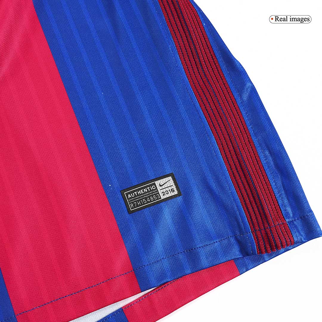 Retro 2016/17 Barcelona Home Soccer Jersey - Image 8