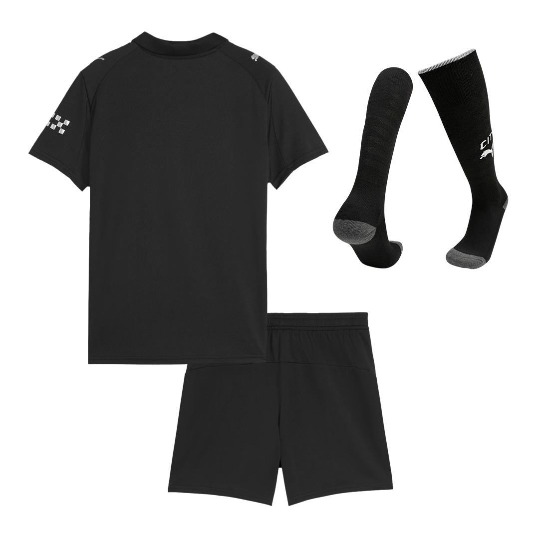 Kid's Manchester City Away Soccer Jersey Kit(Jersey+Shorts+Socks) 2025/26 - Image 2