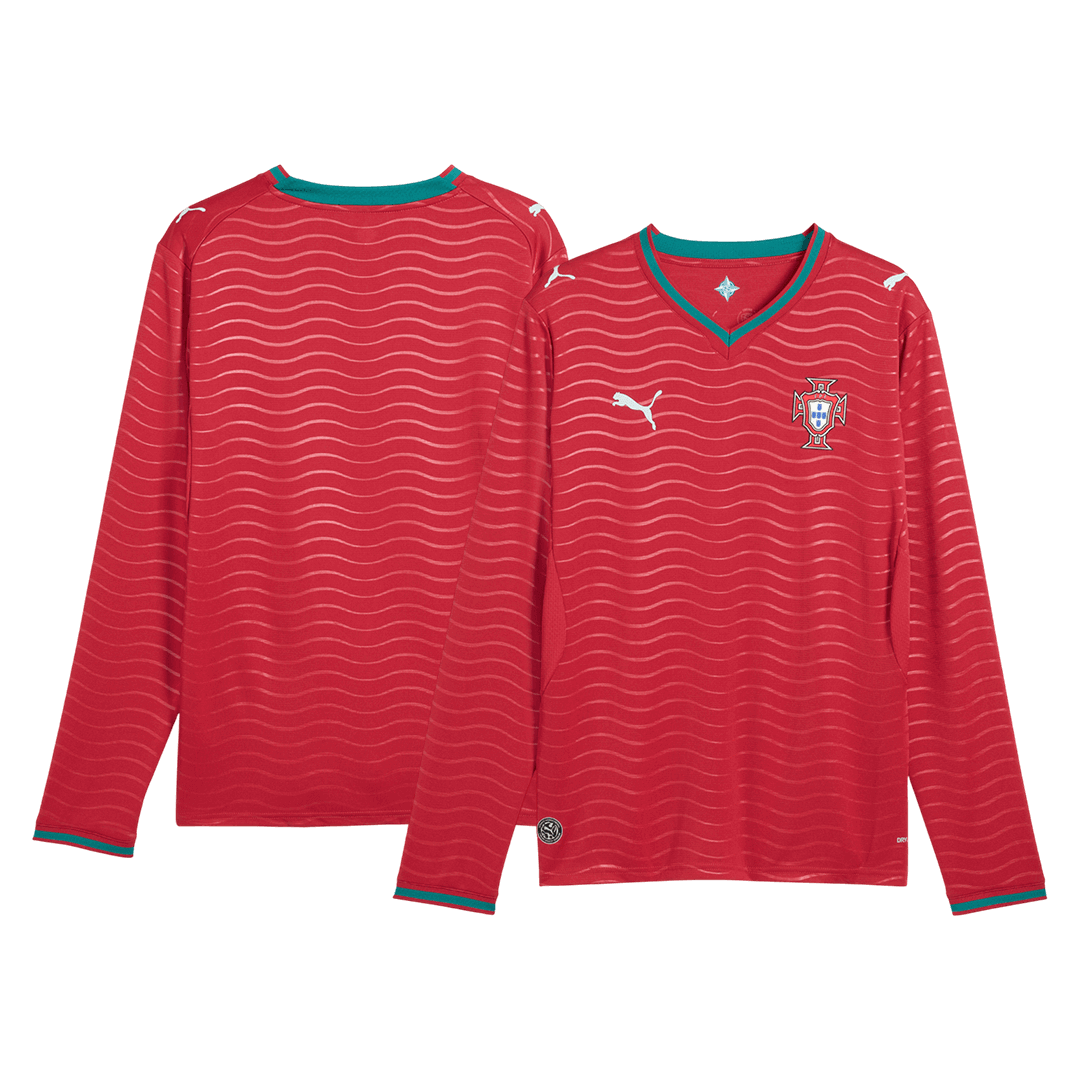 Portugal Home Long Sleeve Soccer Jersey 2026 - Image 3