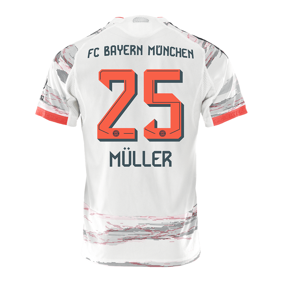 MÜLLER #25 Bayern Munich Away Soccer Jersey 2025/26 Player Version - Image 3