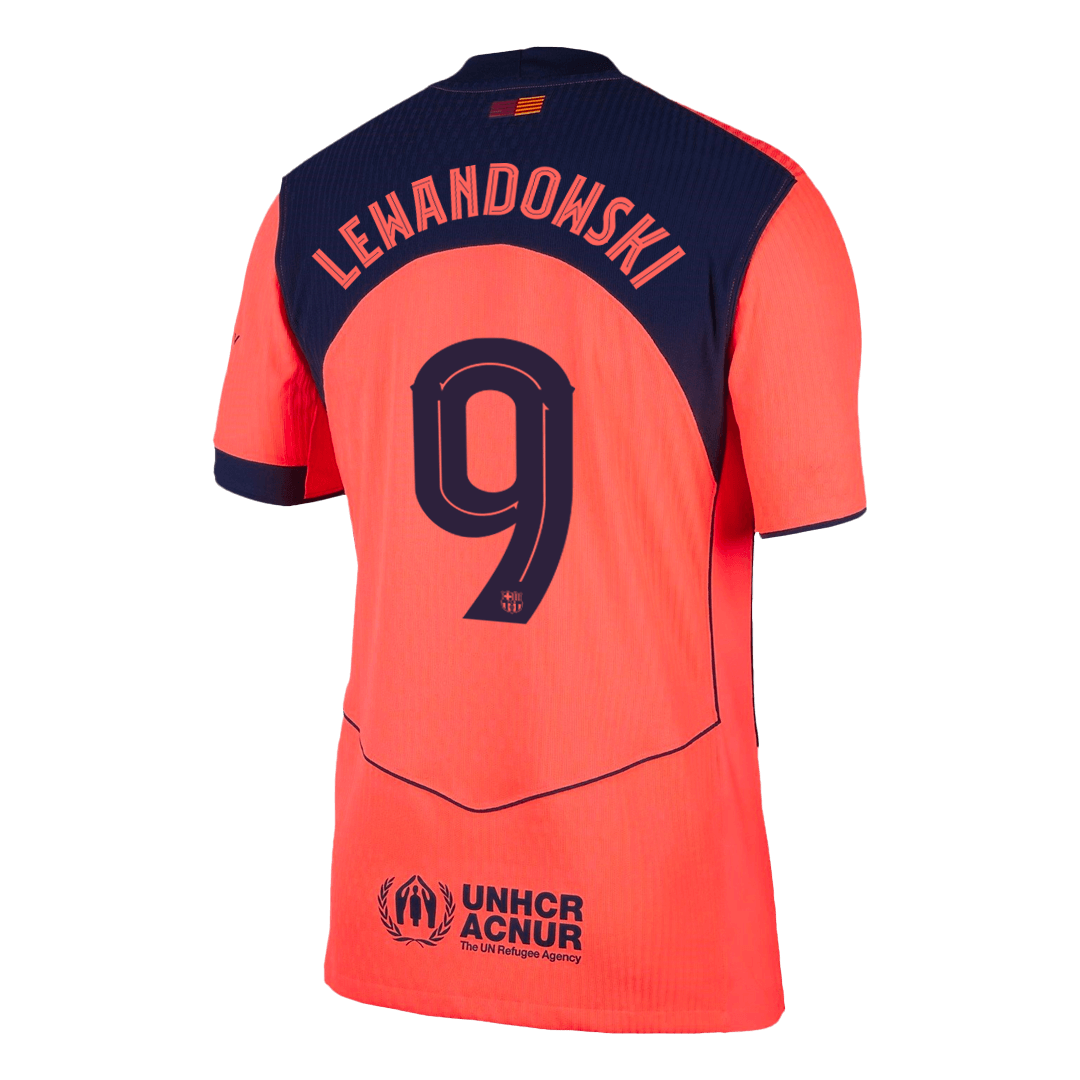 LEWANDOWSKI #9 Barcelona Third Away Soccer Jersey 2025/26 - UCL Player Version - Image 3