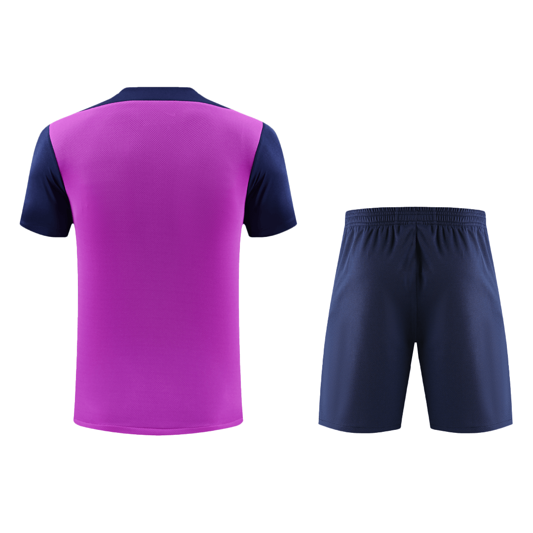 Barcelona Pre-Match Soccer Jersey Kit(Jersey+Shorts) 2025/26 - Image 3