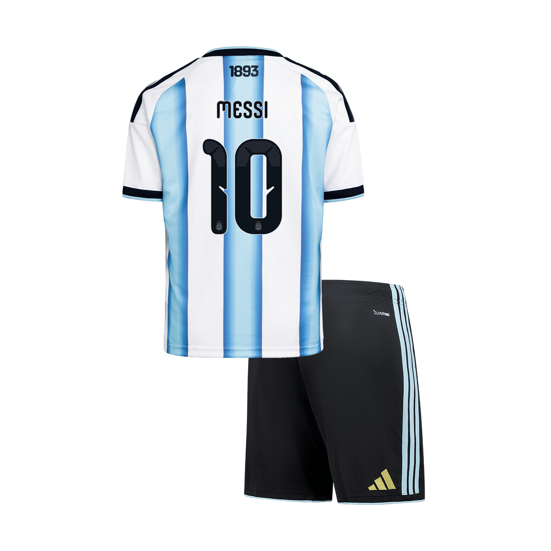 Kid's MESSI #10 Argentina Home Soccer Jersey Kit(Jersey+Shorts) 2026