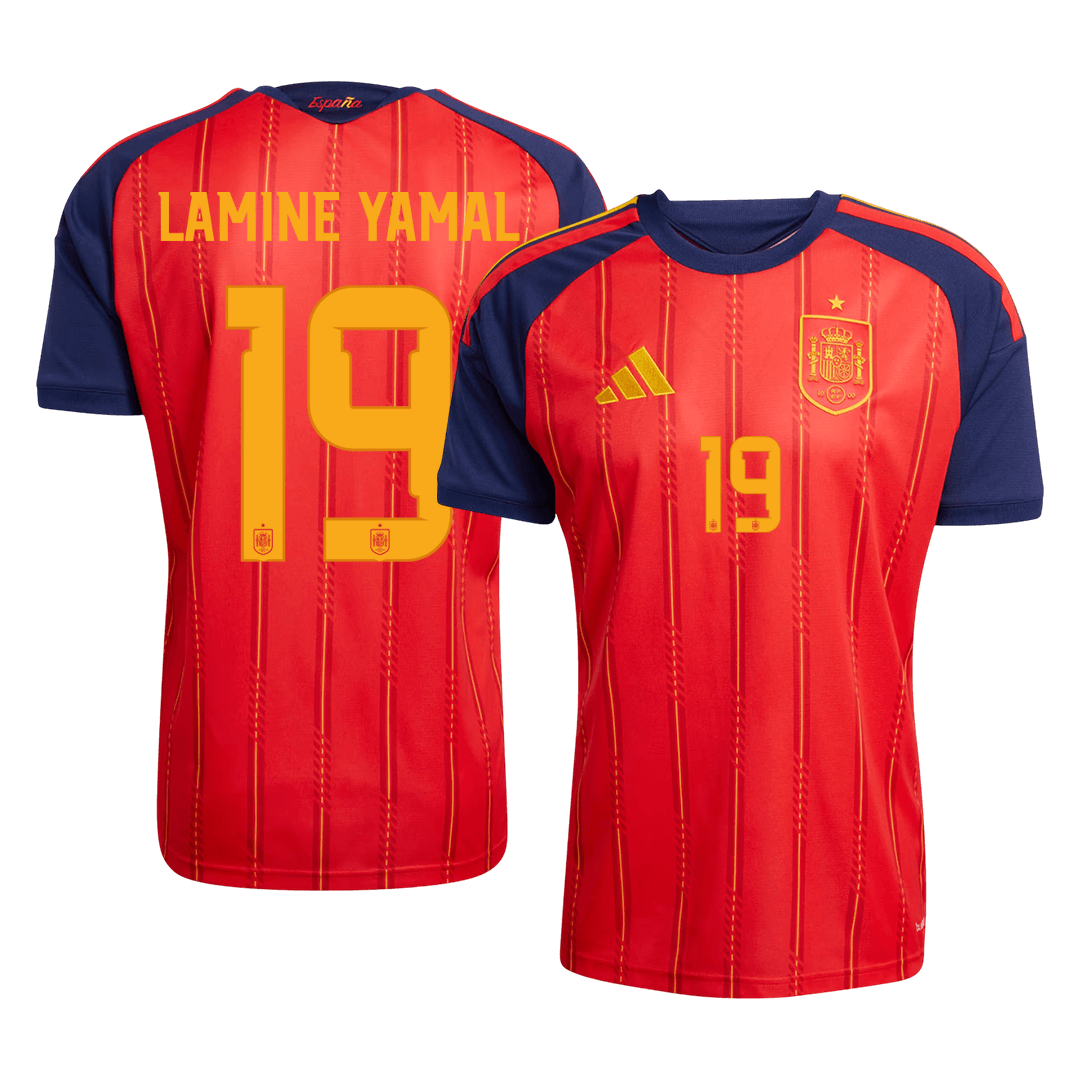 LAMINE YAMAL #19 Spain Home Soccer Jersey 2026