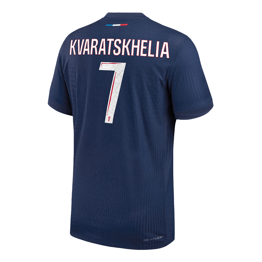 Authentic KVARATSKHELIA #7 PSG Home Soccer Jersey 2024/25 - Image 3