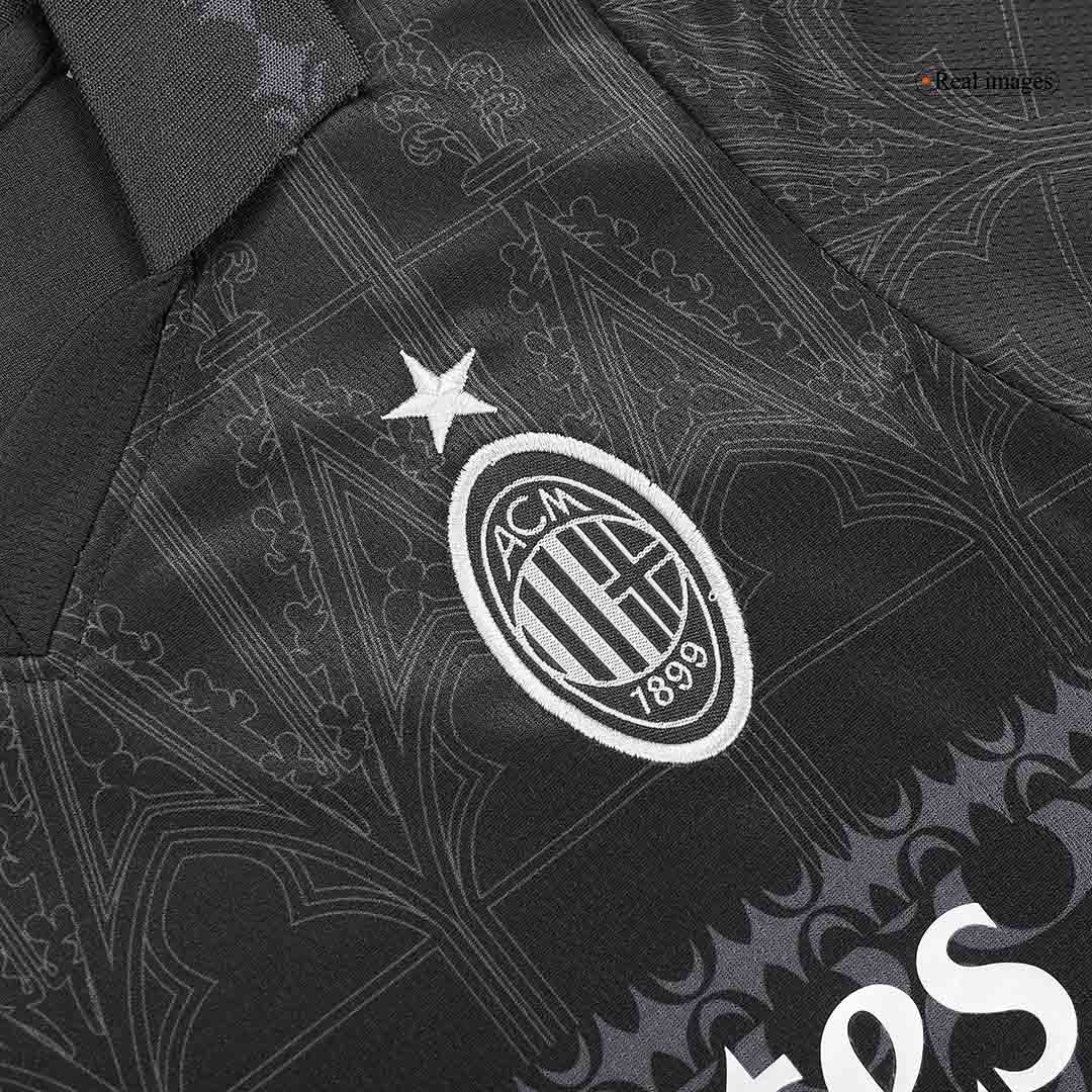 Kid's AC Milan x Pleasures Fourth Away Soccer Jersey Kit(Jersey+Shorts) 2023/24 - Image 7