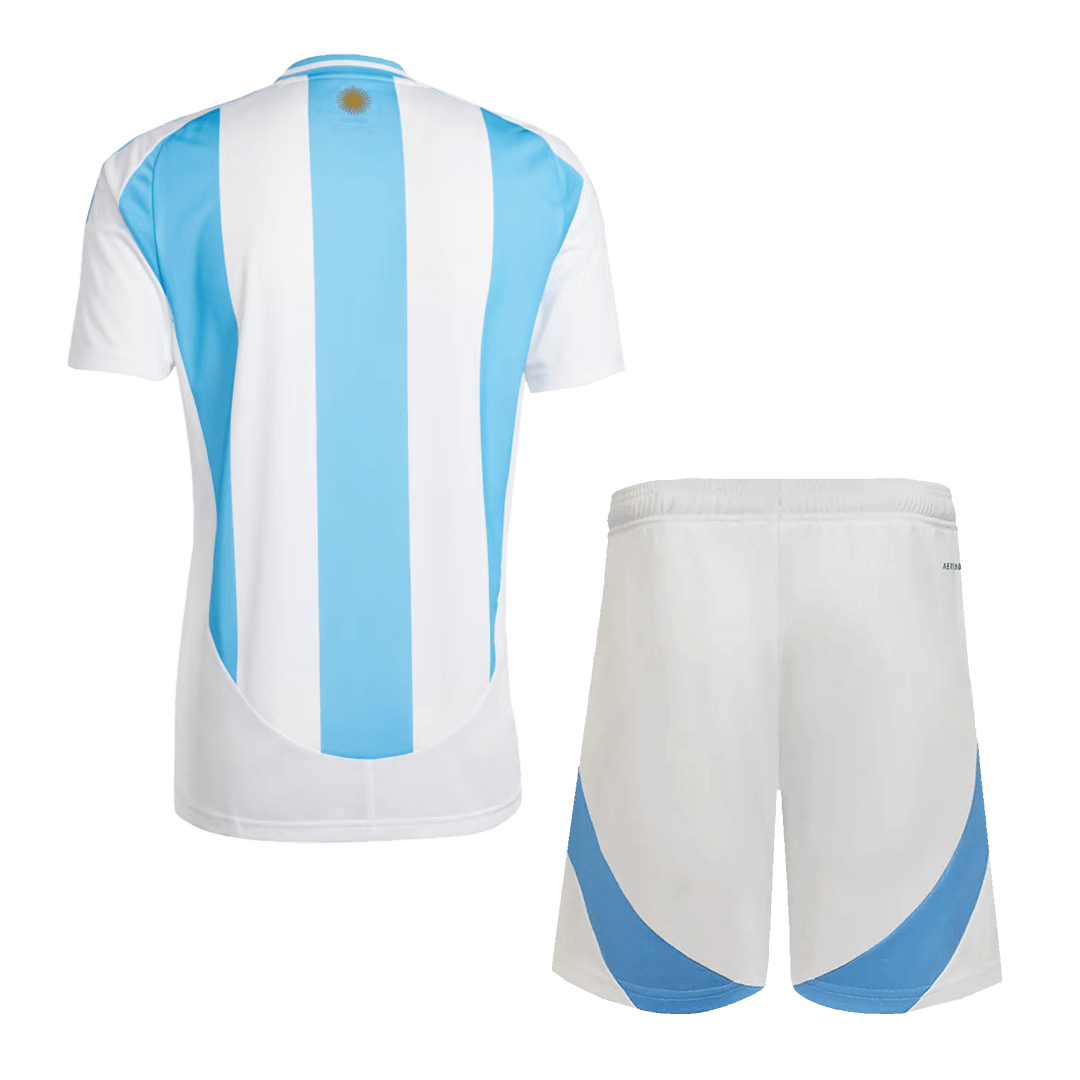 Argentina Home Soccer Jersey Kit(Jersey+Shorts) 2024 - Image 2