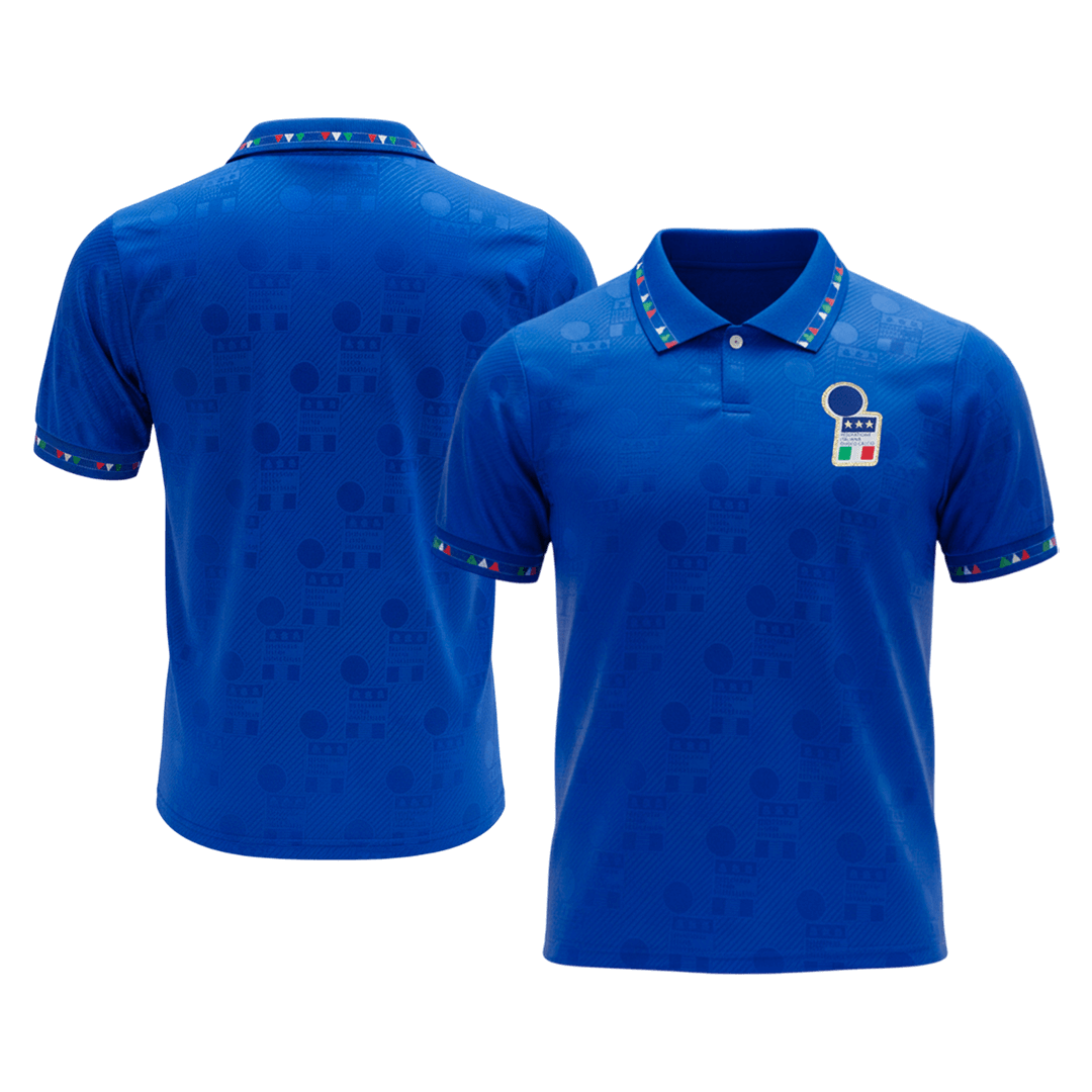 Retro 1994 Italy Home Soccer Jersey - Image 3