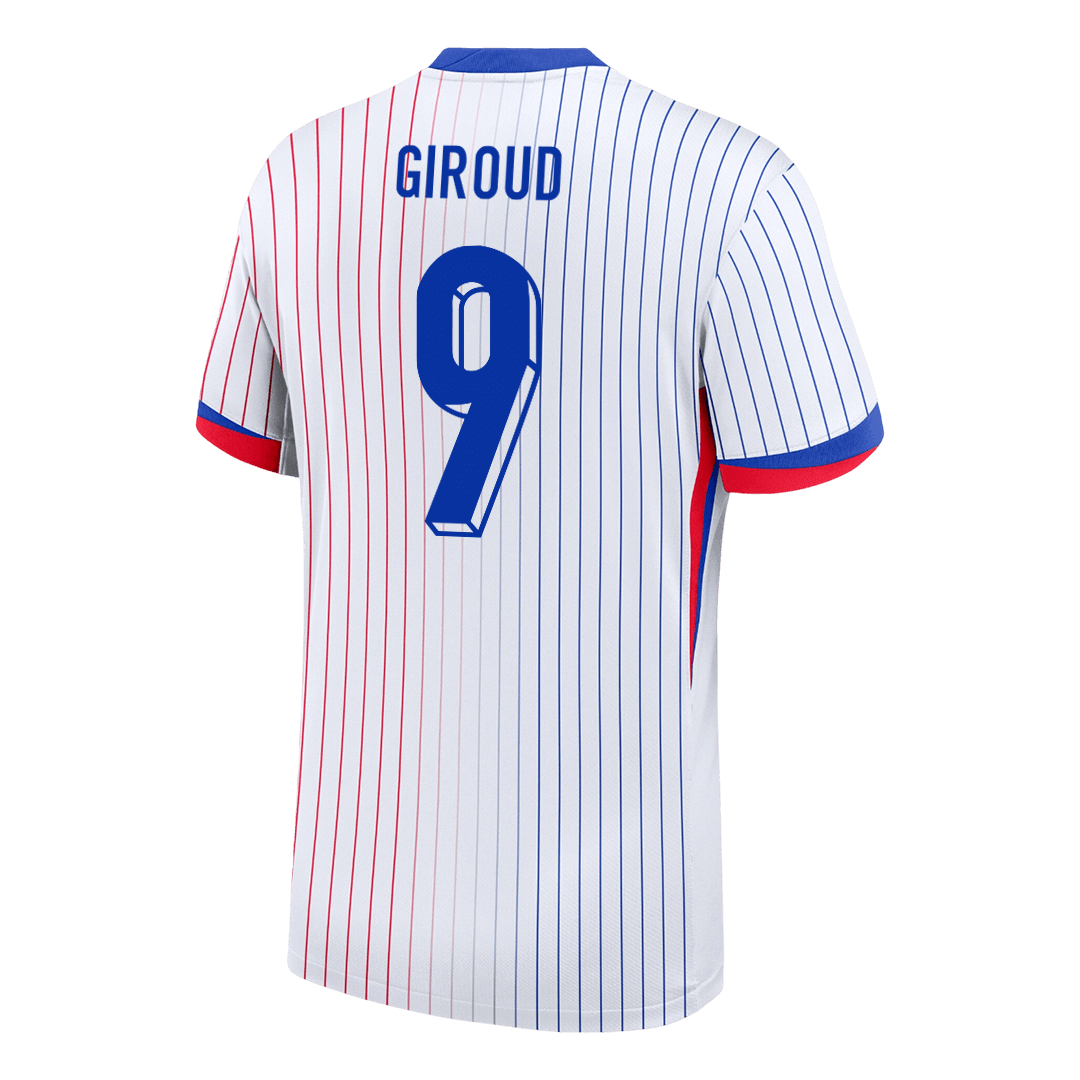 GIROUD #9 France Away Soccer Jersey 2024 - Image 3