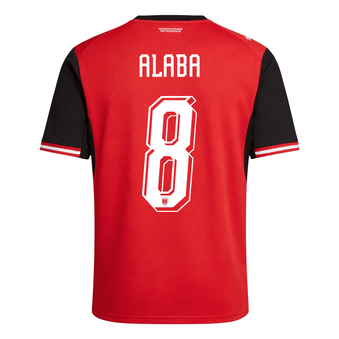ALABA #8 Austria Home Soccer Jersey 2026 - Image 4