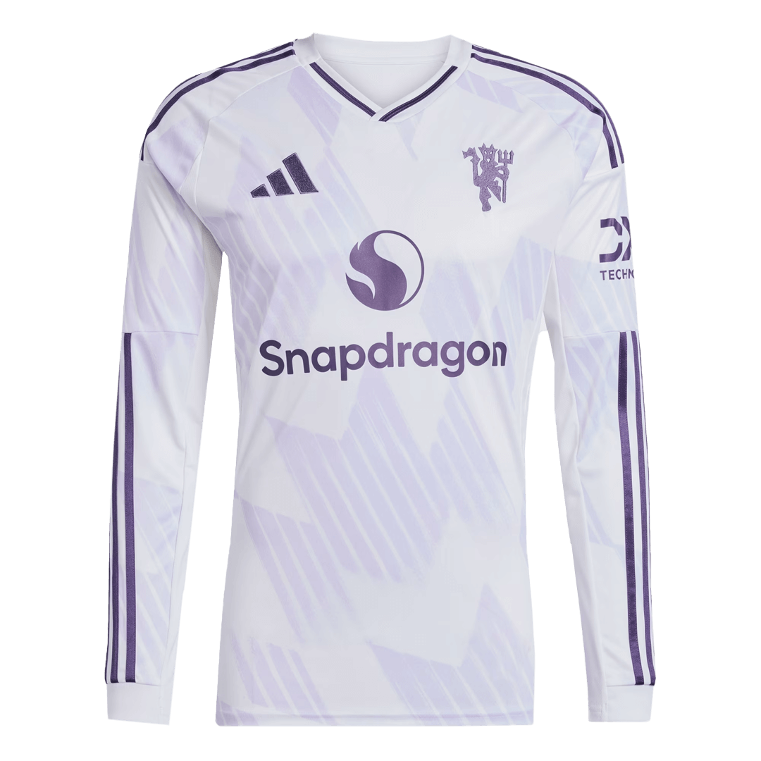 Manchester United Away Long Sleeve Soccer Jersey 2025/26 - Image 4