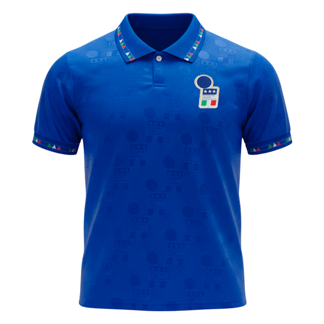 Retro 1994 Italy Home Soccer Jersey - Image 4