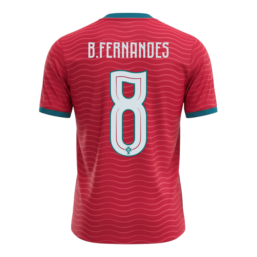 B.FERNANDES #8 Portugal Home Soccer Jersey 2026 - Image 3