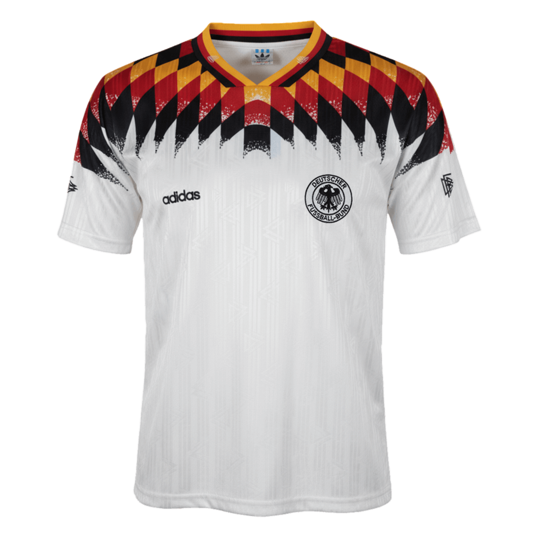 Retro 1994 Germany Home Soccer Jersey - Image 4