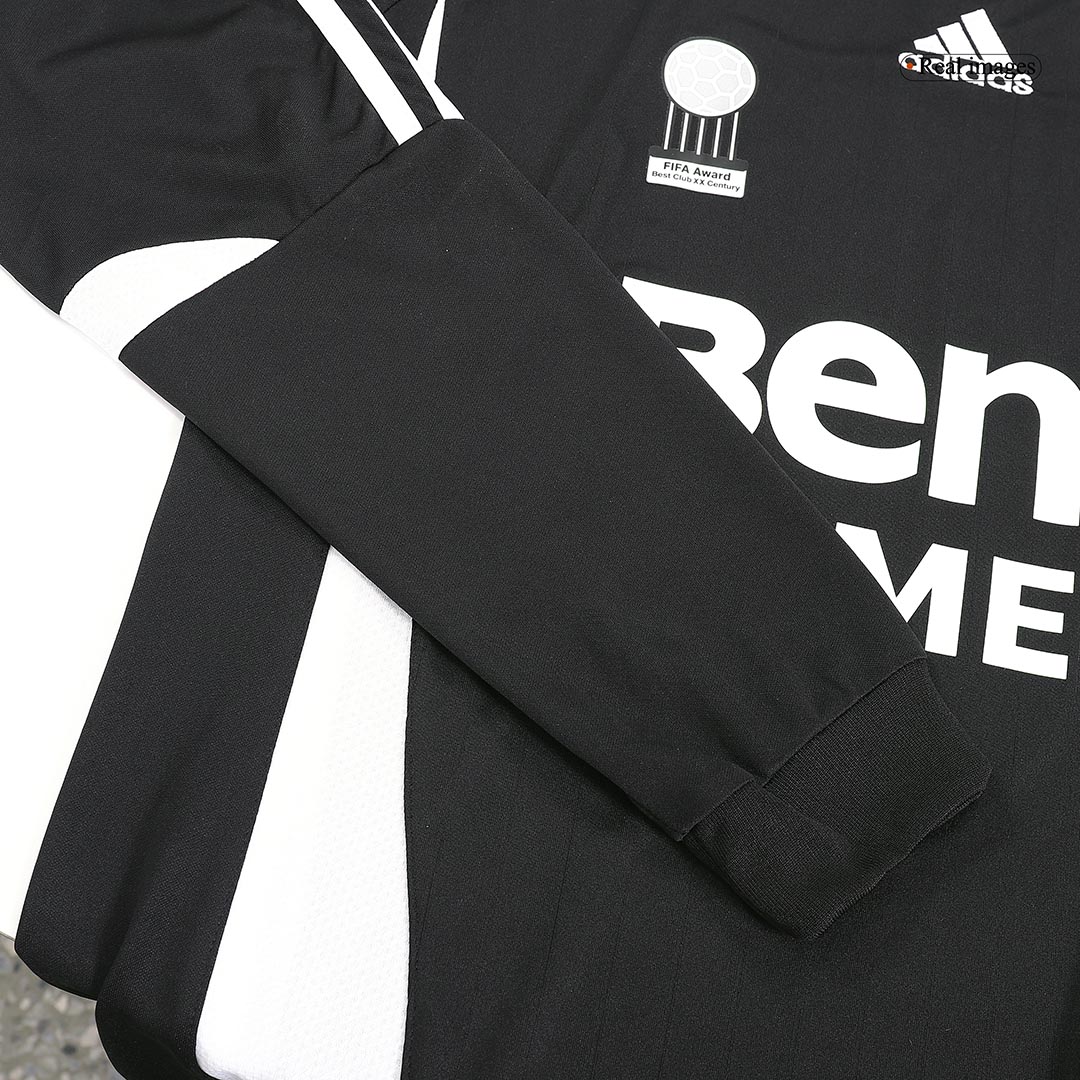 Retro SERGIO RAMOS #4 2006/07 Real Madrid Away Long Sleeve Soccer Jersey - Image 6