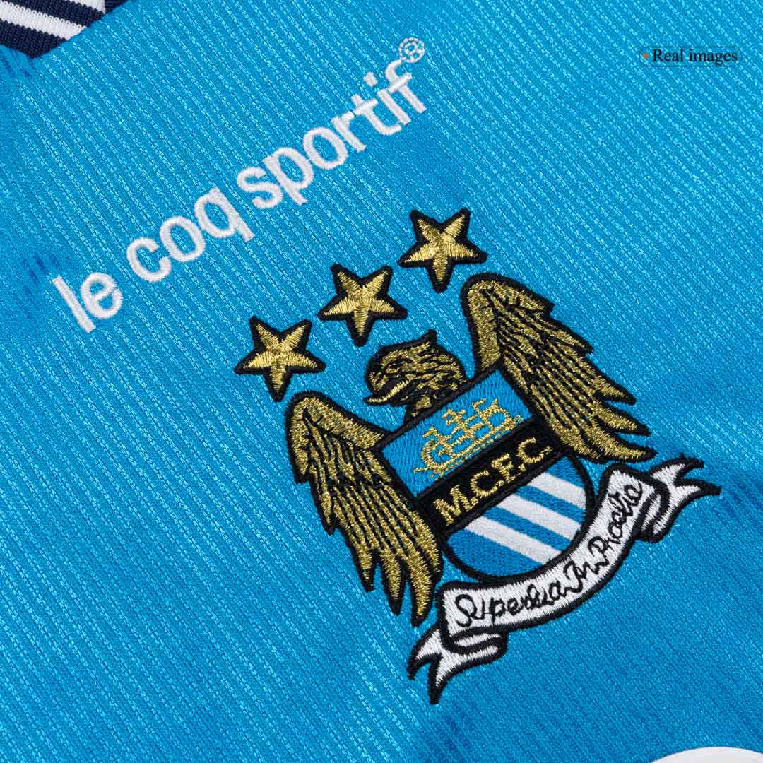 Retro 1999/01 Manchester City Home Soccer Jersey - Image 5