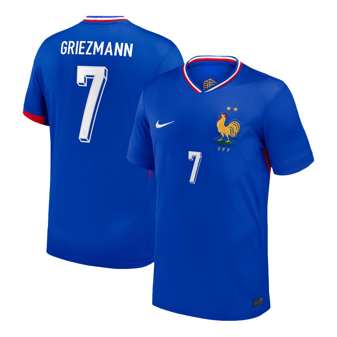 GRIEZMANN #7 France Home Soccer Jersey 2024