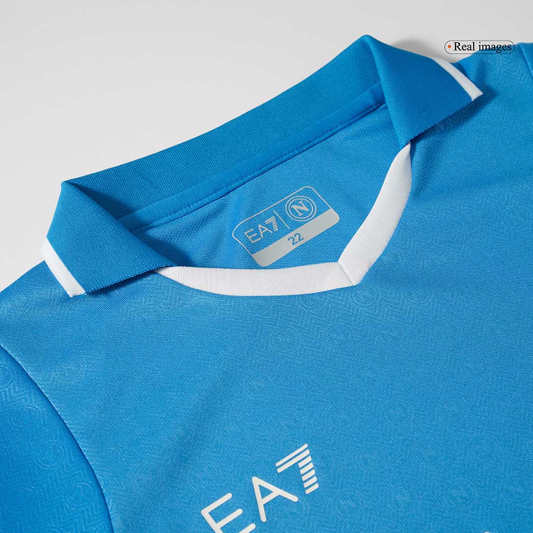 Kid's Napoli Home Soccer Jersey Kit(Jersey+Shorts) 2024/25 - Image 8