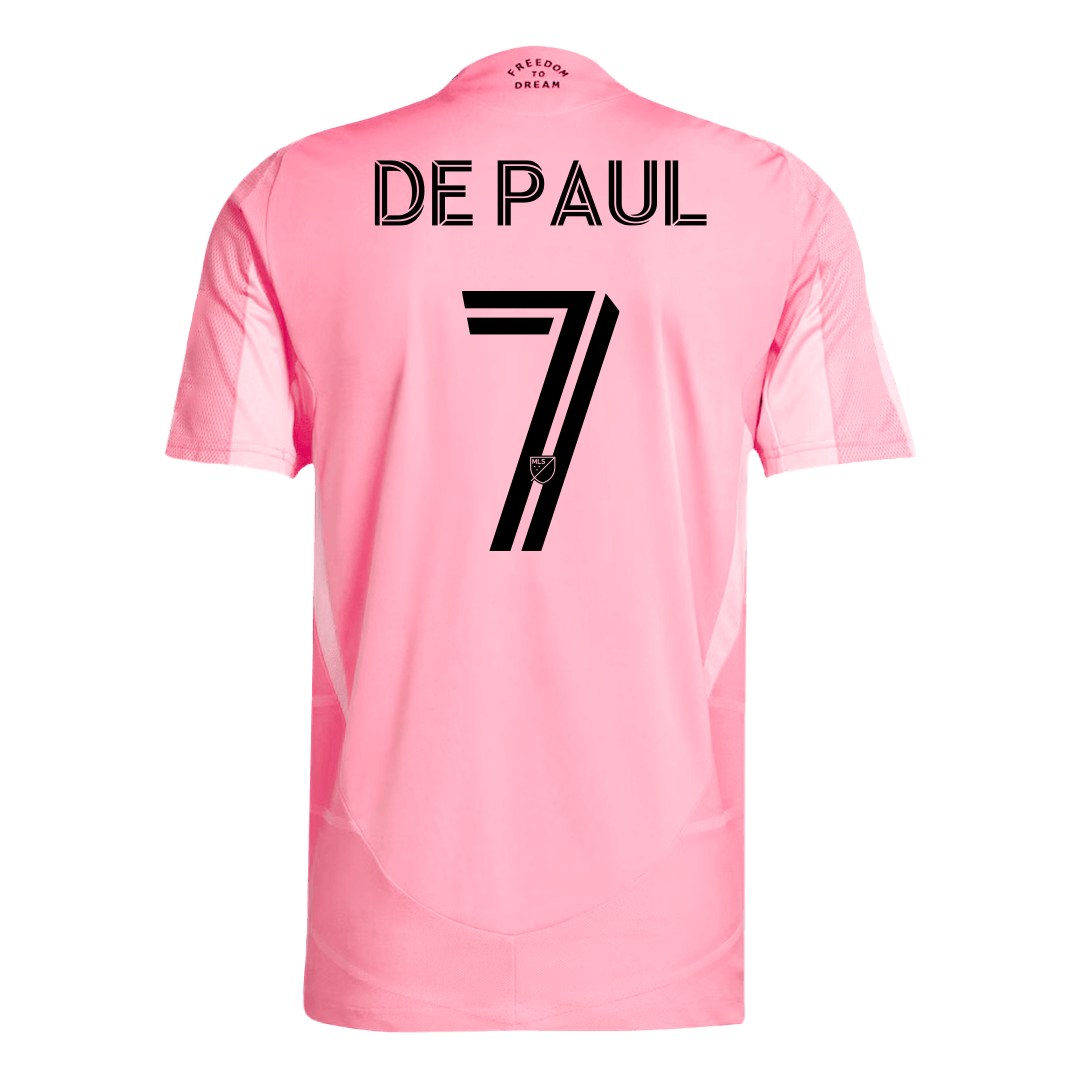 Authentic DE PAUL #7 Inter Miami CF Home Soccer Jersey 2025 - Image 3