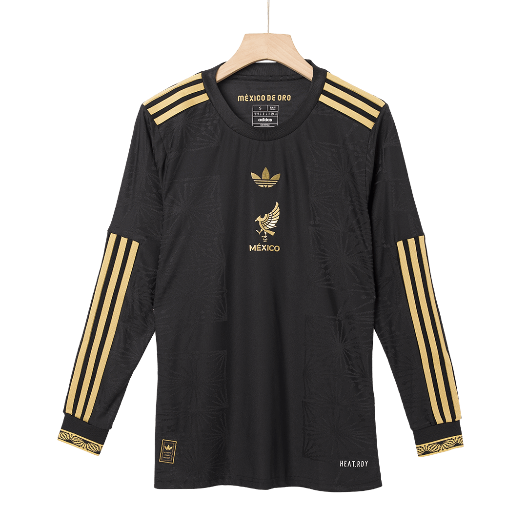 Authentic Mexico Third Away Long Sleeve Soccer Jersey Kit(Jersey+Shorts) 2025 - Gold Cup - Image 3