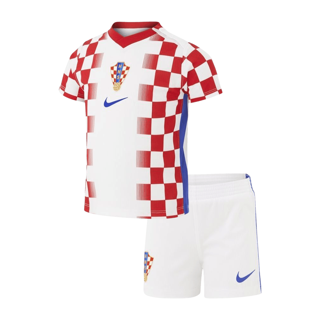 Kid's Croatia Home Soccer Jersey Kit(Jersey+Shorts) 2026