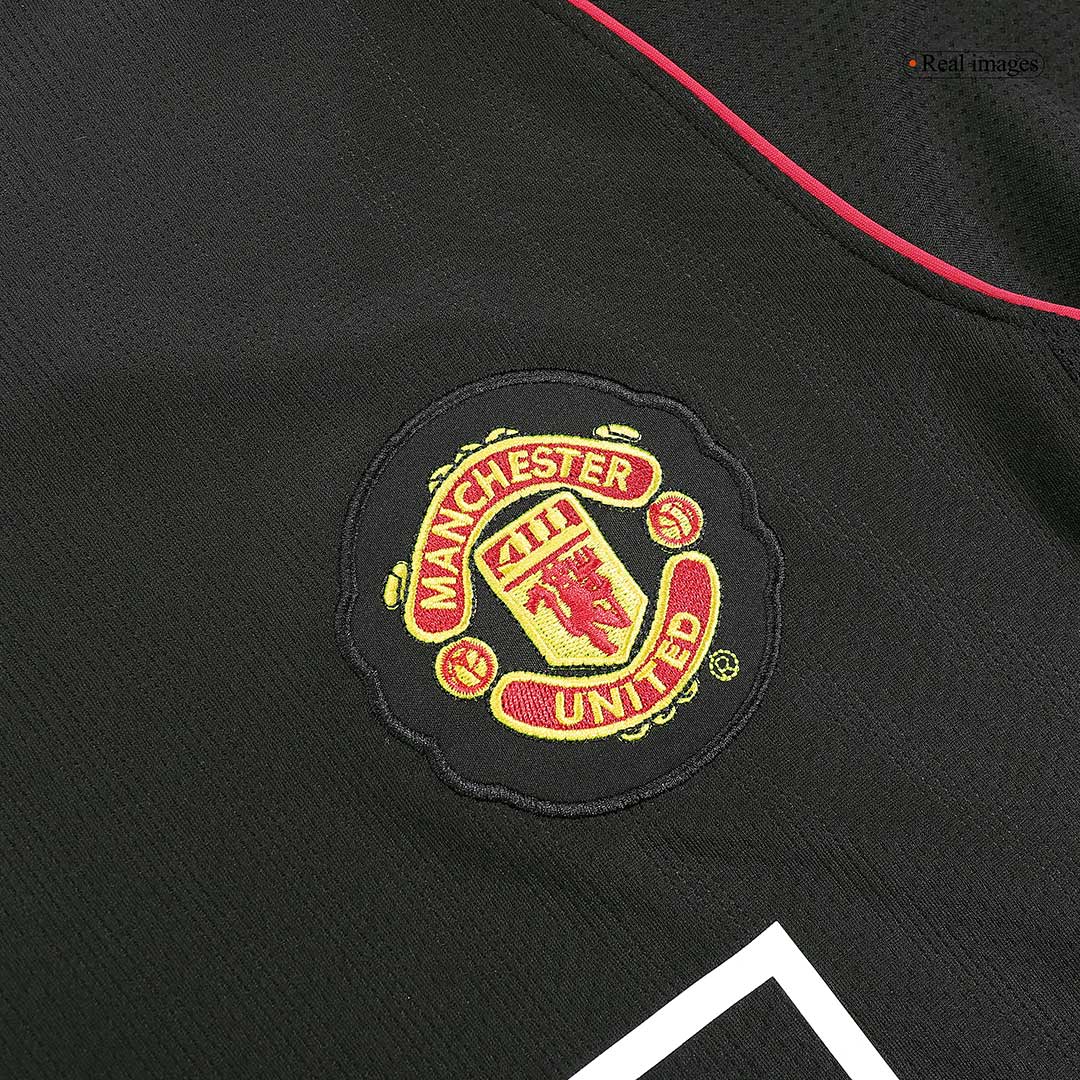 Retro RONALDO #7 2007/08 Manchester United Away Long Sleeve Soccer Jersey - Image 8