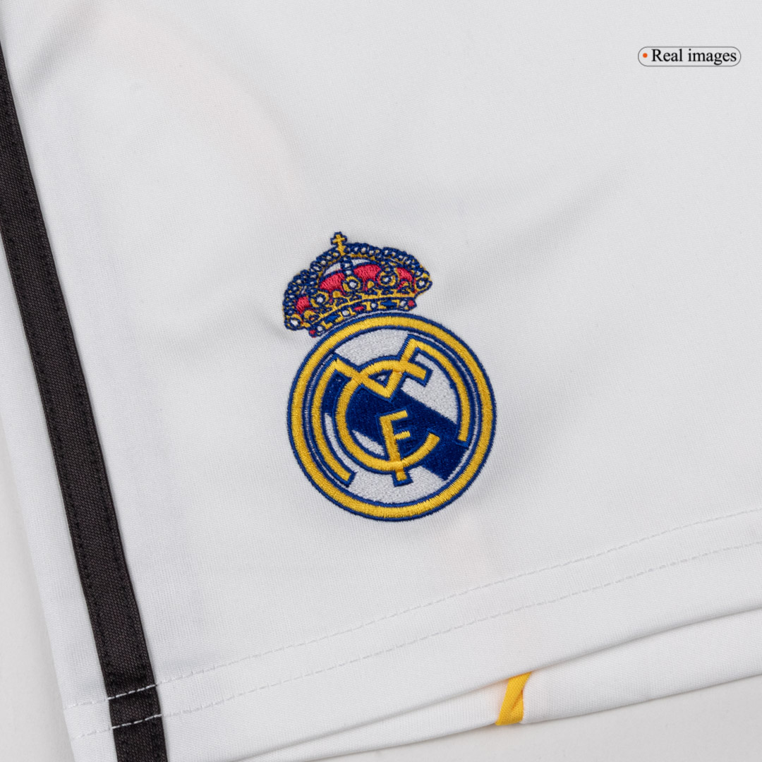 Kid's Real Madrid Home Soccer Jersey Kit(Jersey+Shorts+Socks) 2025/26 - Image 11