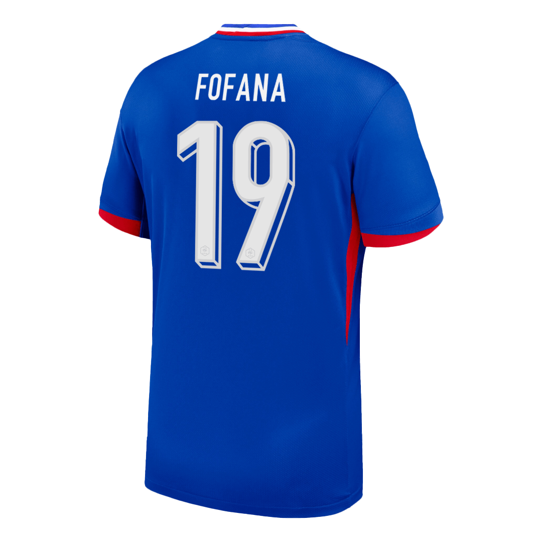 FOFANA #19 France Home Soccer Jersey 2024 - Image 3