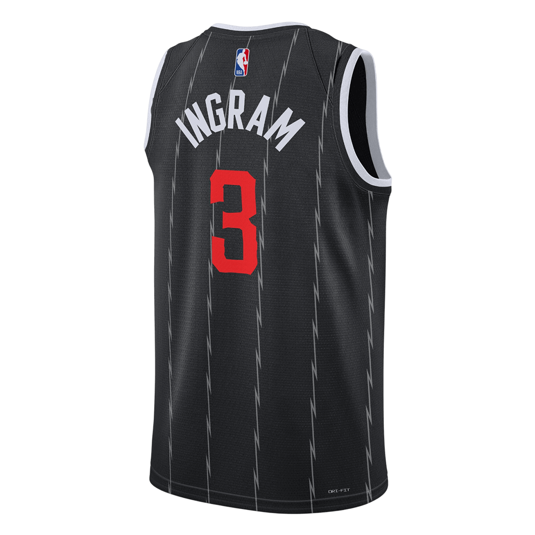 Toronto Raptors INGRAM #3 Swingman NBA Jersey - City Edition - Image 3
