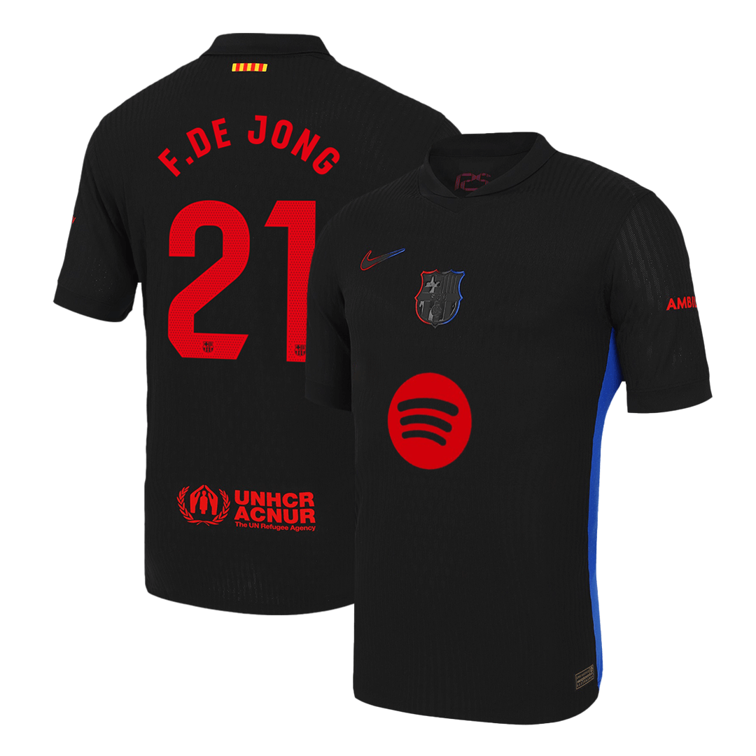 F.DE JONG #21 Barcelona Away Soccer Jersey 2024/25 Player Version