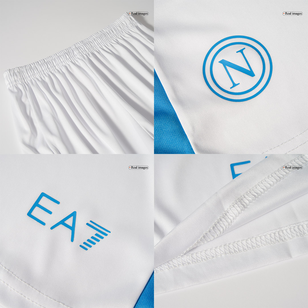 Kid's Napoli Home Soccer Jersey Kit(Jersey+Shorts) 2024/25 - Image 15