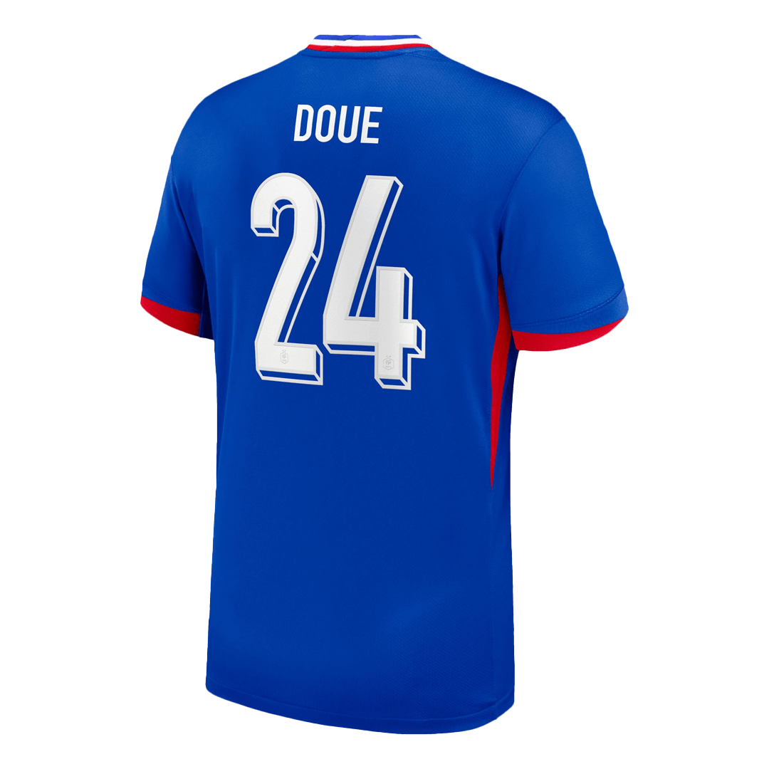 DOUE #24 France Home Soccer Jersey 2024 - Image 3