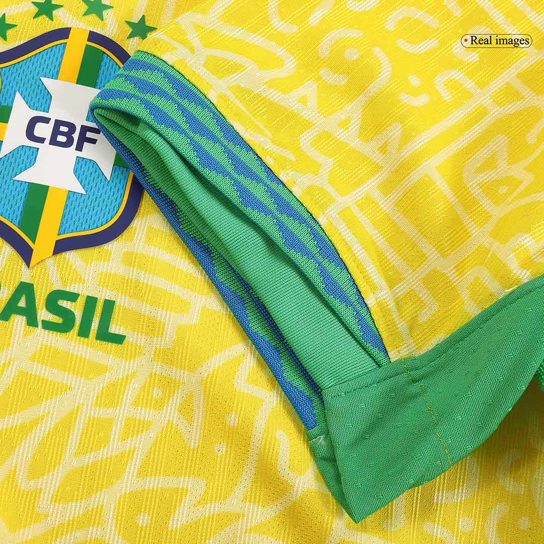 Authentic Brazil Home Soccer Jersey Copa America 2024 - Image 12