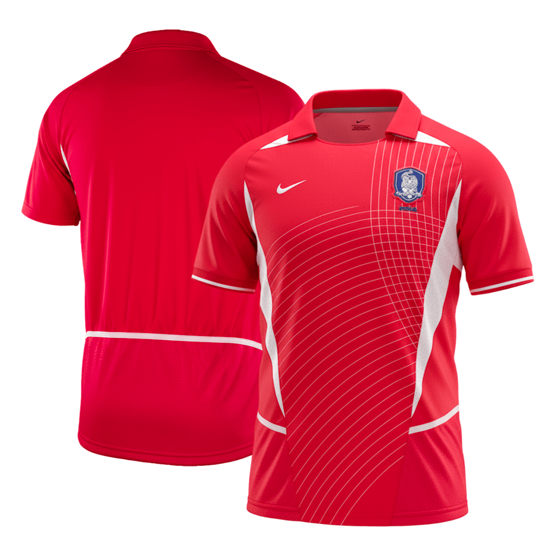 Retro 2002 South Korea Home Soccer Jersey - Image 3