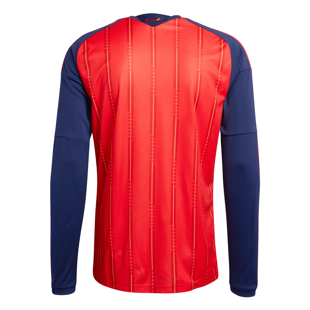 Spain Home Long Sleeve Soccer Jersey 2026 - Image 2