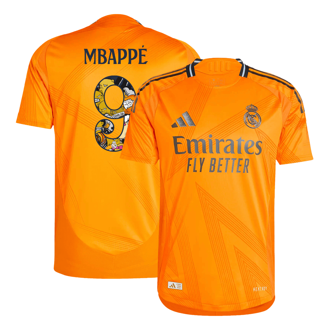 MBAPPÉ #9 Real Madrid Away Soccer Jersey 2024/25 Player Version