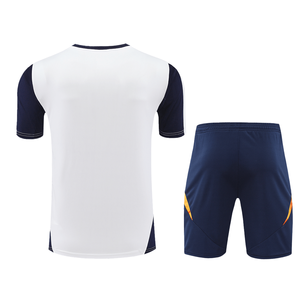 Real Madrid Pre-Match Soccer Jersey Kit(Jersey+Shorts) 2024/25 - Image 3