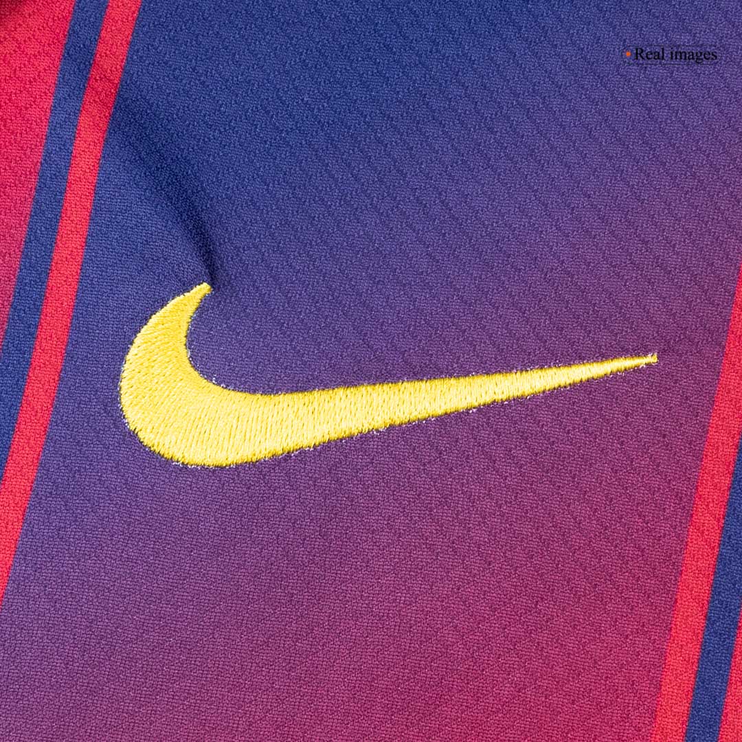 Barcelona Home Long Sleeve Soccer Jersey 2025/26 - Image 7